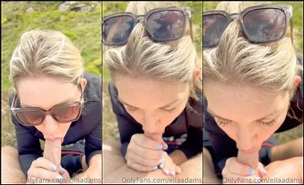 Eila Adams blowjob outdoor leaked video 
