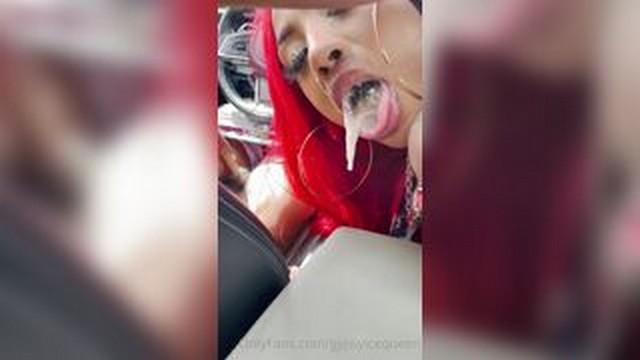 Gypsyicequeen Drunk in Miami sucking cock in